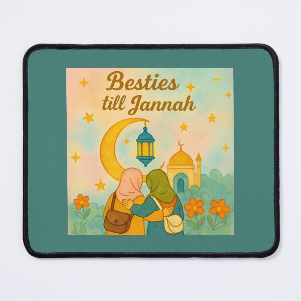 Item preview, Besties till Jannah - Islamic Friendship Art Design designed and sold by D-Islamic.