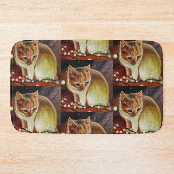 Item preview, Yule Cat designed and sold by SarahRileyArt.