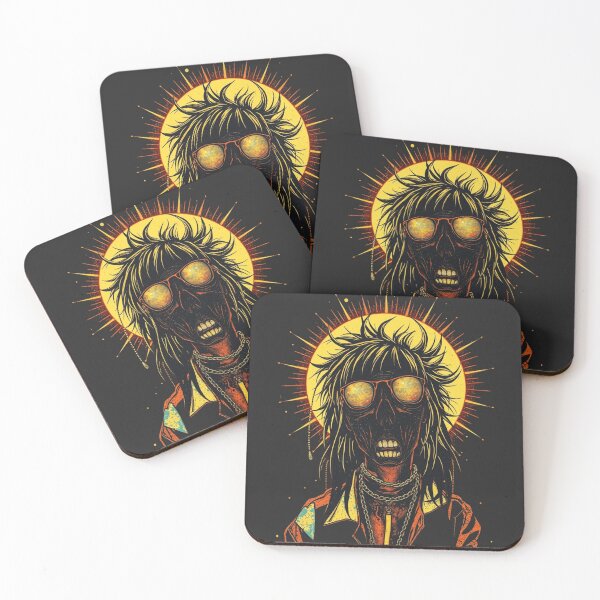 Item preview, Cyberpunk Heavy Metal Skeleton Sun Graphic designed and sold by ERODED SELF.