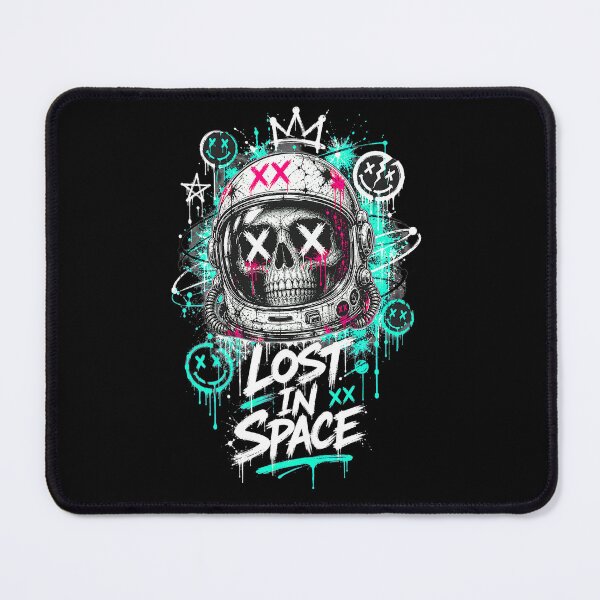 Item preview, Edgy Skull Astronaut Deep Space Journey designed and sold by markymaarty.