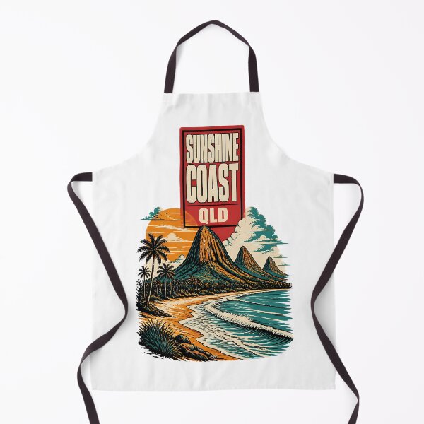 Item preview, Sunshine Coast Queensland Australia Vintage Travel Poster designed and sold by TravelersGems.