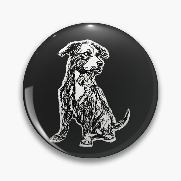 Item preview,  Doggy Lovers Scribble Minimalist Dog  designed and sold by erozzz.