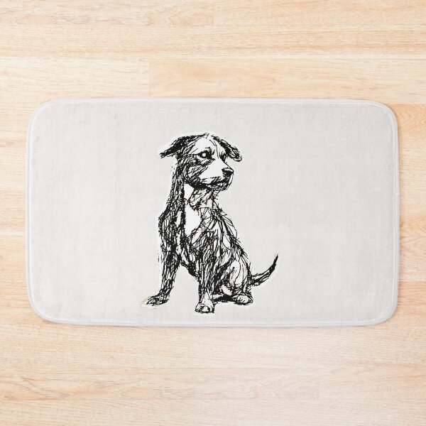 Item preview,  Doggy Lovers Scribble Minimalist Dog  designed and sold by erozzz.