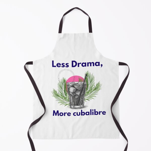 Item preview, Less Drama More Cuba Libre | Funny Rum Cocktail Shirt designed and sold by luckyhue.