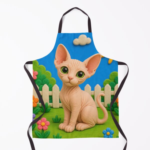 Item preview, Sphynx cat - clay designed and sold by AcornAndPebble.