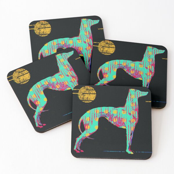 Item preview, Neon Sighthound Under Golden Sun designed and sold by MikZviagin.