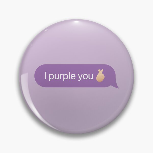 Item preview, I purple you with finger heart designed and sold by AngieMStore.