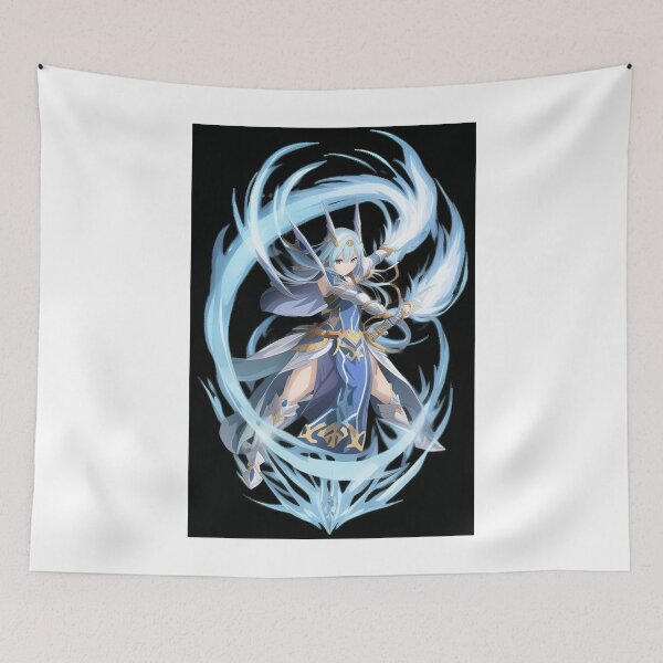 Item preview, Digital Art - Female Warrior Character, Captivating JRPG Aesthetic designed and sold by AnimeShin.