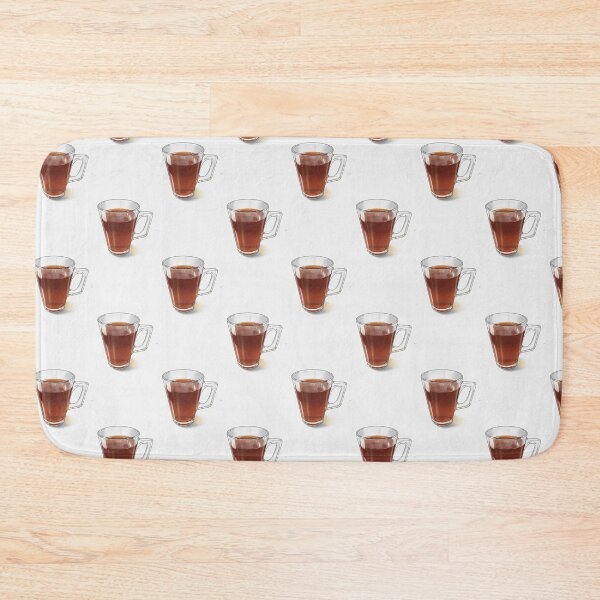 Item preview, Clear Glass Mug with Tea Art Print designed and sold by KaleChub.