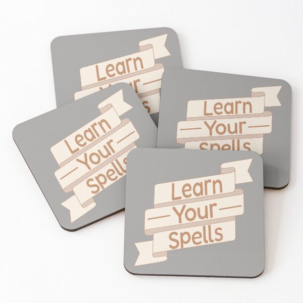Item preview, Learn Your Spells – Fantasy Spellcasting Banner designed and sold by ttrpgist.