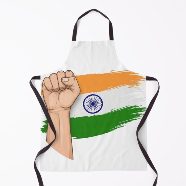 Item preview, Raised Fist Indian Flag Power Independence Day Pride designed and sold by Craft-Qasba .