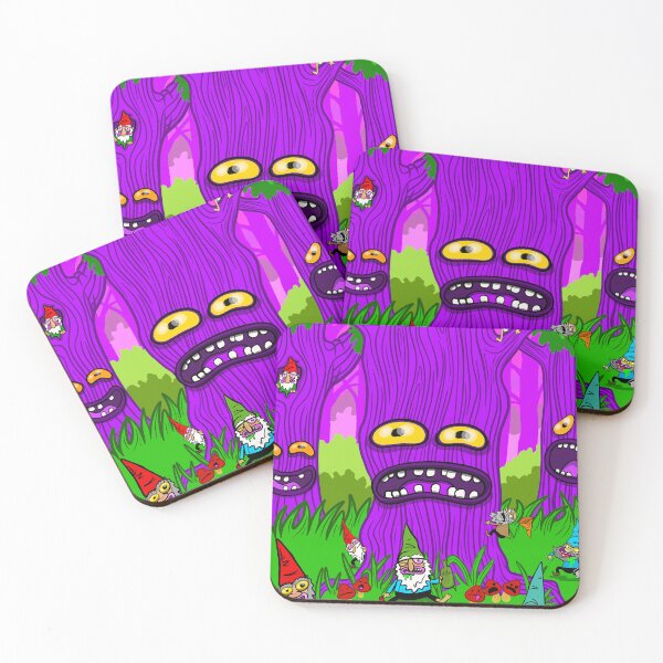 Item preview, Chaotic Gnome Forest | Funny Psychedelic Tree Creature Art designed and sold by Let There Be Art Studio.
