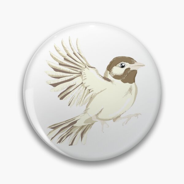 Item preview, Bird in Flight Illustration - Delicate Wild Bird designed and sold by Fiorart Studio .