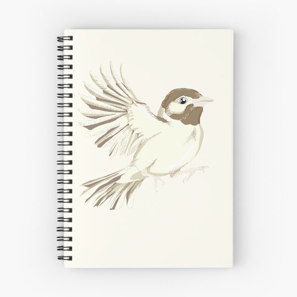 Item preview, Bird in Flight Illustration - Delicate Wild Bird designed and sold by Fiorart Studio .