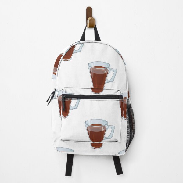 Item preview, Clear Glass Mug with Coffee Art Print designed and sold by KaleChub.
