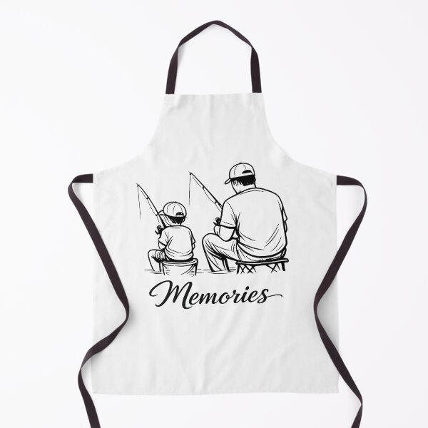 Item preview, Minimalist Father & Son Fishing Memories Line Art designed and sold by Tee Visions.
