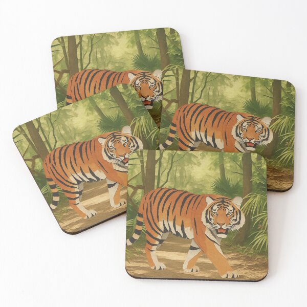 Item preview, Tiger Walking Through the Jungle designed and sold by BlueBerry45.