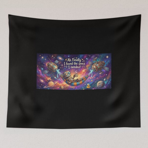 Item preview, Robot Relaxing in Space  designed and sold by Billys-Orbit.