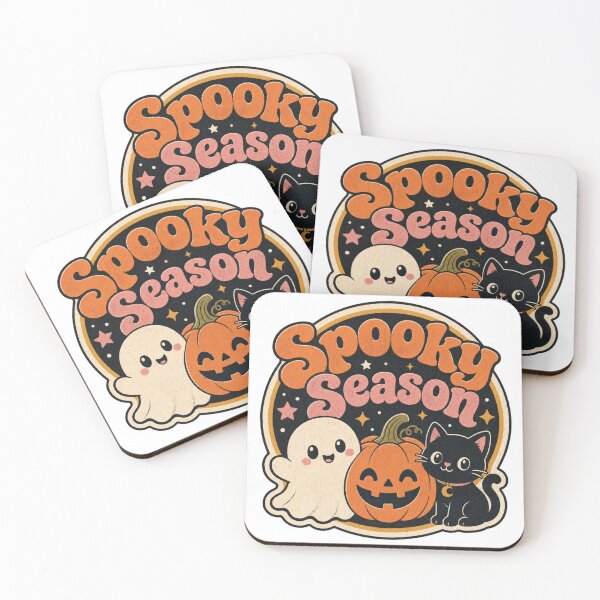 Item preview, Spooky Season Cute Ghost & Black Cat Retro Halloween T-Shirt | Vintage Fall Pumpkin Graphic Tee | Cozy Halloween Shirt for Women & Men designed and sold by To Ni.