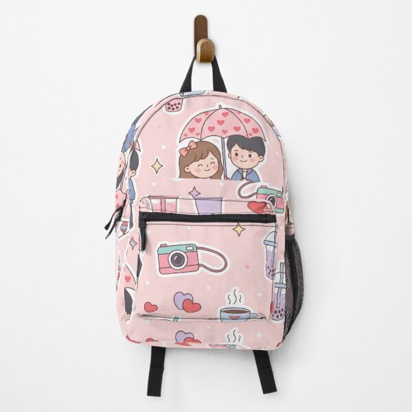 Item preview, Cute kawaii. adorable cartoon couple 사랑해 designed and sold by 리나 .