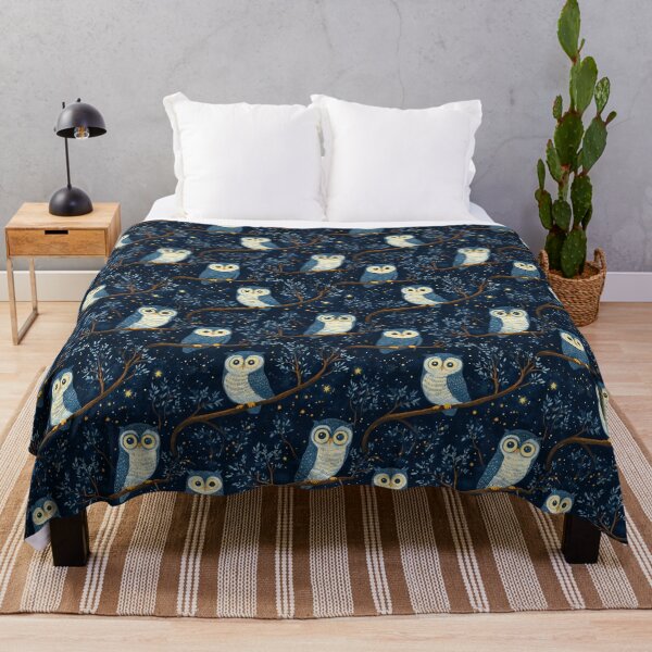 Item preview, Midnight Owl Forest designed and sold by Windmill Wildflowers.
