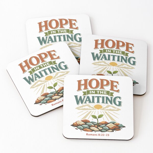 Item preview, Hope in the Waiting Christian Plant – Romans 8:22–23 Bible Verse  designed and sold by stylishdzign.