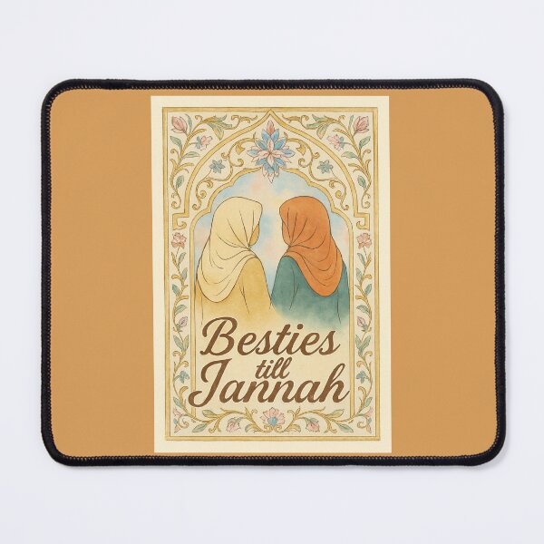 Item preview, Besties till Jannah ( floral ) – Islamic Friendship Art Design designed and sold by D-Islamic.