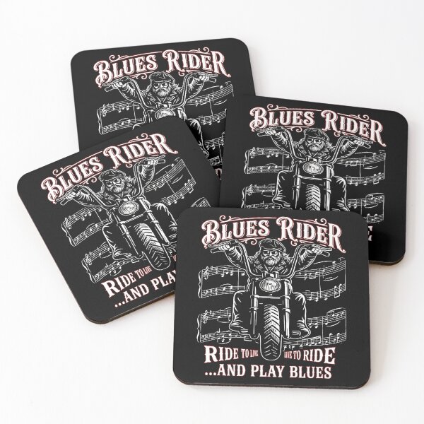 Item preview, Blues RIDER - Ride to Live, Live to Ride and play Blues designed and sold by TomVtX.