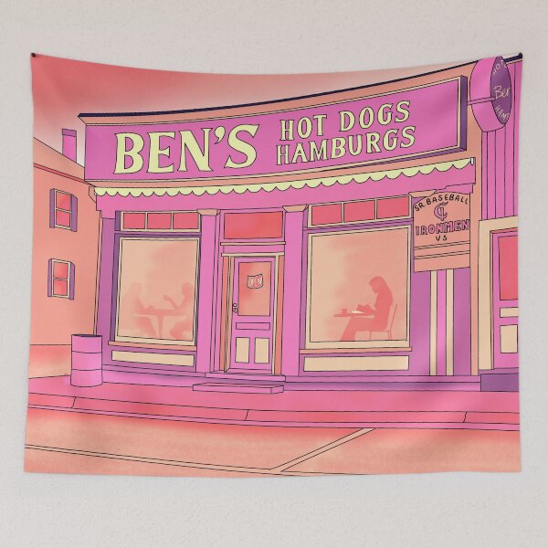 Item preview, Ben’s Hotdogs and Hamburgs: Miramichi Nostalgia [NEON PASTEL VERSION] designed and sold by MegitsunesMedia.
