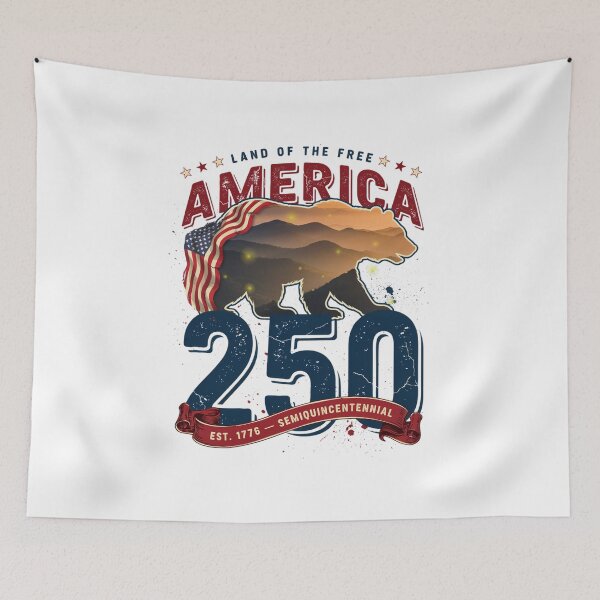 Item preview, America 250 Great Smoky Mountains T-Shirt | Black Bear Patriotic 1776-2026 Tee v8 designed and sold by DarylWelsh2024.