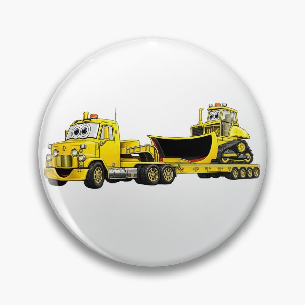 Artikelvorschau, LKW- und Bulldozer-Cartoon entworfen und verkauft von Scott Hayes.