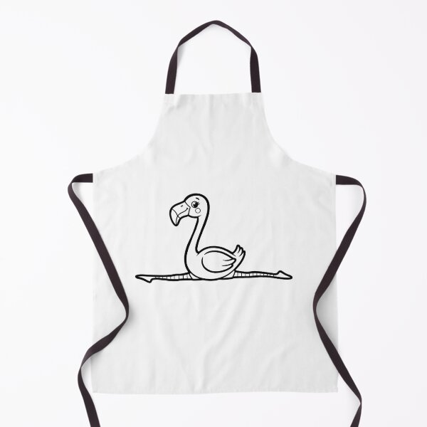 Item preview, Cute Flamingo Cartoon Line Art designed and sold by ArtPer-design.