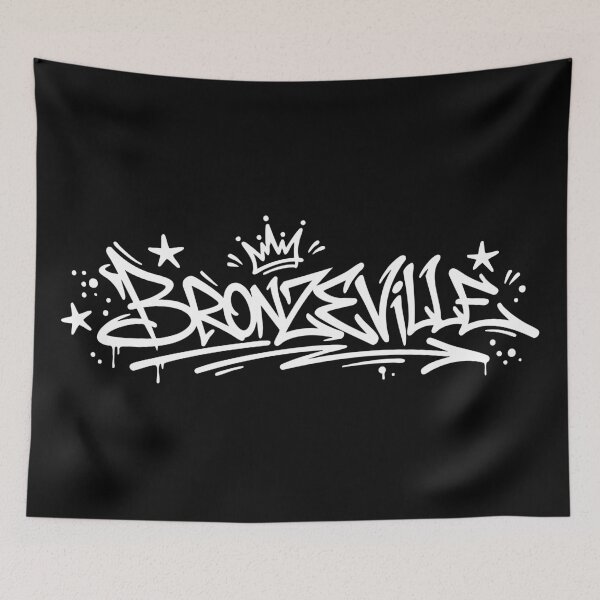 Item preview, Bronzeville Chicago Graffiti Design - Old School Hip Hop & Gangsta Rap Culture Inspired Artwork designed and sold by Design Atlas.