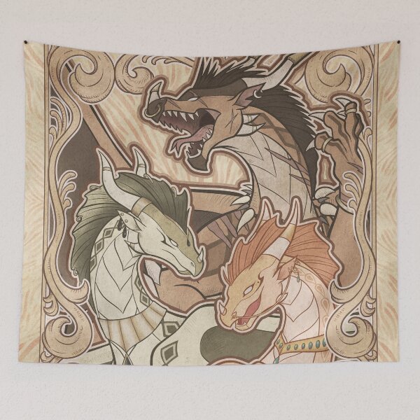 Item preview, The Three Dragon Queens designed and sold by dudinkah.