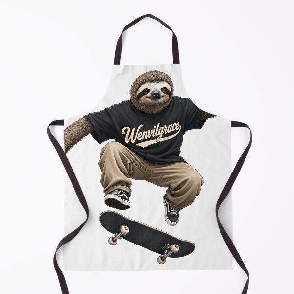 Item preview, Skateboarding Sloth Gift designed and sold by Wenvilgrace.