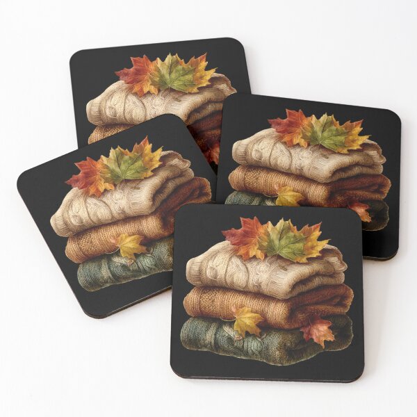 Item preview, Stacked Cozy Sweaters with Leaves designed and sold by Hillonmary.
