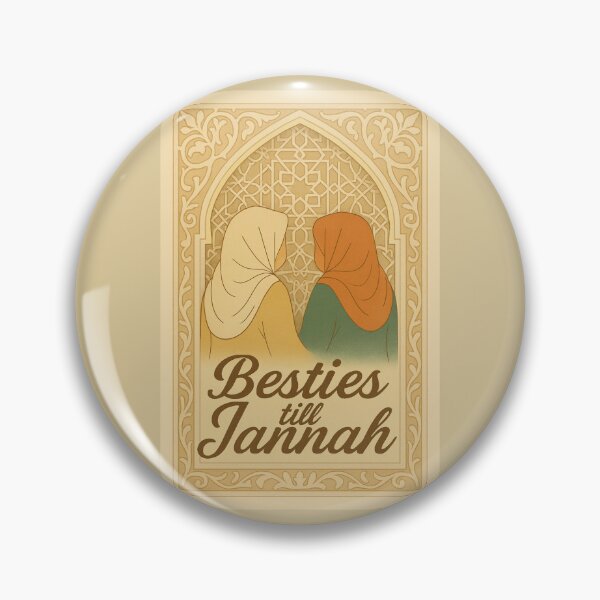 Item preview, Besties till Jannah ( Islamic patterns ) – Islamic Sisterhood Art Design designed and sold by D-Islamic.