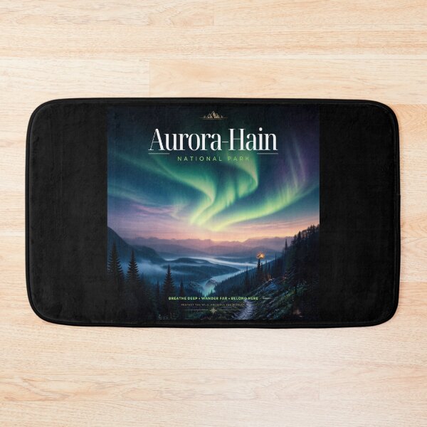 Item preview, Aurora Grove National Park – Northern Lights Mountain Wilderness designed and sold by DervoTeck2767.