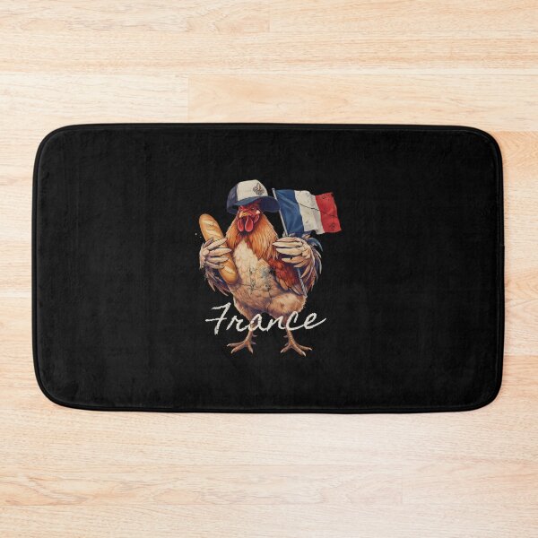 Item preview, France Rooster French Flag Baguette Bread Mascot designed and sold by Enea Kelo.