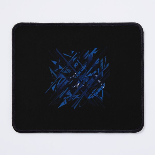 Item preview, Modern Line Cool Geometry White Black Mid-Blue designed and sold by wingsart21.