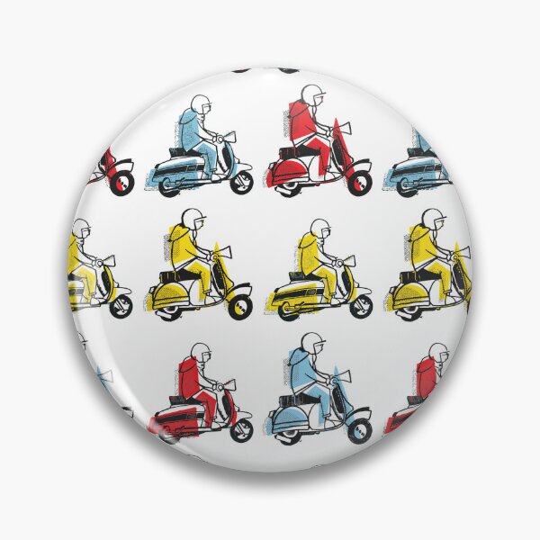 Item preview, Classic Scooter | Retro Scooter Riders | Scooterist, Abstract Retro Mod Inspired Art designed and sold by GWARTGB.