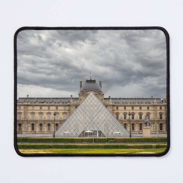 Item preview, Paris, France - The Louvre Pyramid Under Dramatic Skies designed and sold by jrtwynam.