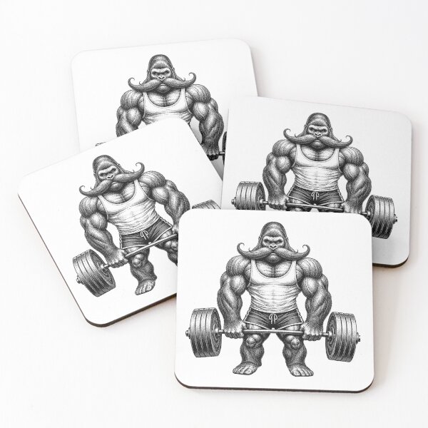 Item preview, Gorilla - Do You Even Lift, Bruh? designed and sold by Fat-Mustache Designs.