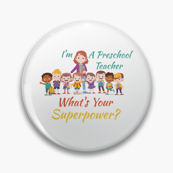 Item preview, Preschool Teacher What's Your Superpower designed and sold by CreativeCrest.