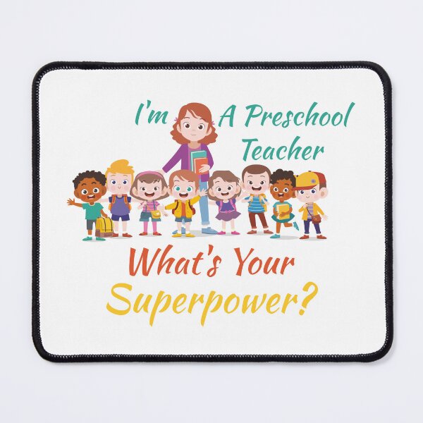 Item preview, Preschool Teacher What's Your Superpower designed and sold by CreativeCrest.