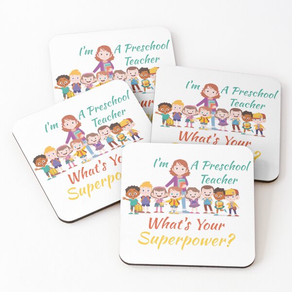 Item preview, Preschool Teacher What's Your Superpower designed and sold by CreativeCrest.
