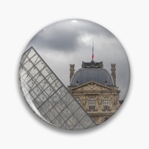 Item preview, Paris, France - Louvre Pyramid and Historic Architecture designed and sold by jrtwynam.