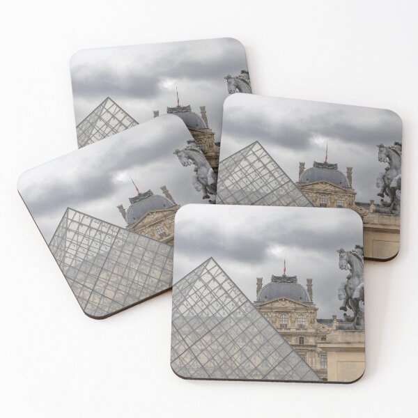 Item preview, Paris, France - Louvre Pyramid and Historic Architecture designed and sold by jrtwynam.