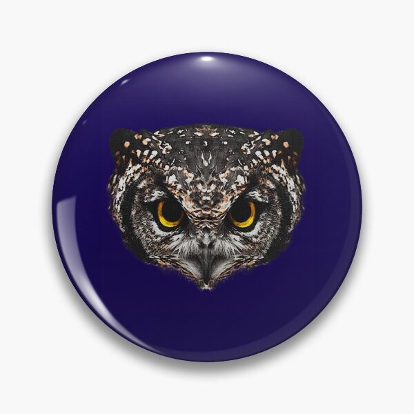 Item preview, Owl head canvas optics, griffin birds, owls for men, everyday design birds designed and sold by Kirei-Lily.