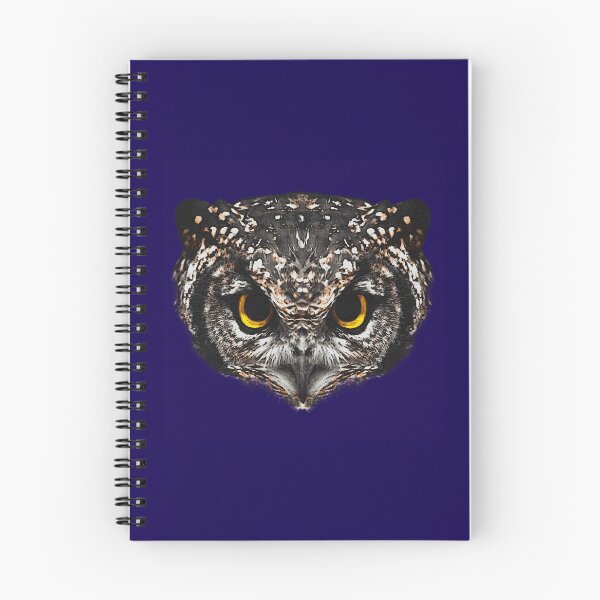 Item preview, Owl head canvas optics, griffin birds, owls for men, everyday design birds designed and sold by Kirei-Lily.